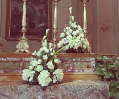 Addobbo floreale chiesa