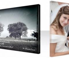 Art canvas per le nozze