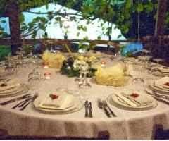 Mise en place per il matrimonio