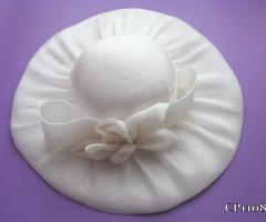 Cappello falda media rivestito in organza e seta - Accessori Pamù