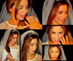 collage trucco sposa