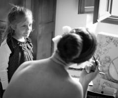 Scatti d'Amore - Fase make up, Preparativi sposa