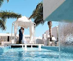 Lo scenario romantico di un matrimonio Al Chiar di Luna