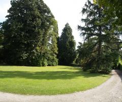 Giardino del castello per le nozze