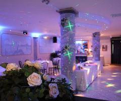 Sala interna per il ricevimento di matrimonio