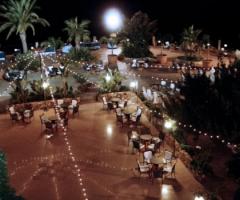 Foto della vista panoramica dalla location di nozze