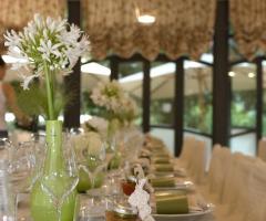 Mise en place per il giorno delle nozze