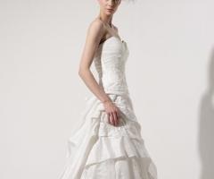 Abito da sposa realizzato dall'atelier Luna Spose