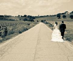 Foto sposi color seppia