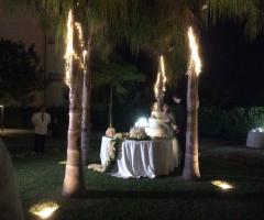 il tavolo per il taglio della torta