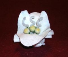 Pannolenci e fior di cotone - Verdearancio bomboniere matrimonio