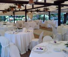 Villa del Vecchio Pozzo - Sala allestita per il ricevimento di matrimonio