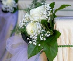 Dettaglio dell'addobbo della chiesa - Flower designer Addobbi Gori Daniele