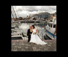 Sergio Milone Fotografo - Due sposi al porto
