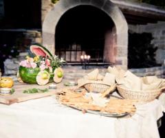 I prodotti serviti al buffet