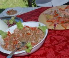 Antipasti al ricevimento di nozze