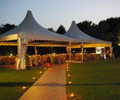 Ricevimento di matrimonio serale in Toscana