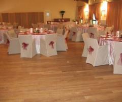 Allestimenti per la sala del ricevimento di nozze