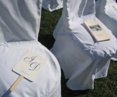 Ventagli e libretto per la cerimonia di matrimonio