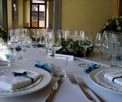 Mise en place elegante per le nozze