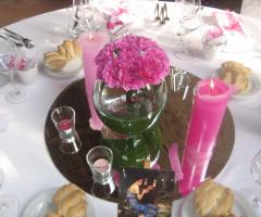 Centrotavola in fucsia