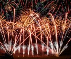 Fuochi d\'artificio per il matrimonio
