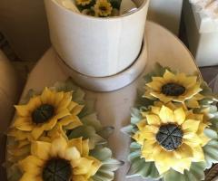 Bomboniere La Medea - Piccoli girasoli dipinti a mano
