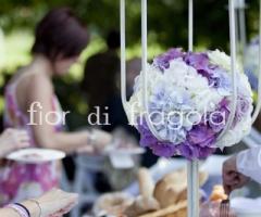 Addobbi floreali per il matrimonio a Brebbia (Varese)