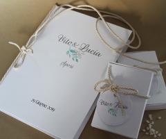 Contatto Creativo - Libretto messa e scatolina portariso, tema shabby chic