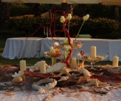 Allestimento tema mare per il matrimonio