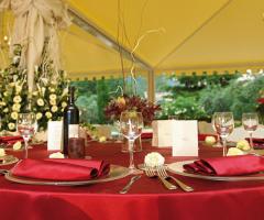 Villa Pianello - Allestimenti dei tavoli