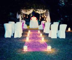 Celebrazione delle nozze nel giardino di Villa Patrizia (Milano)