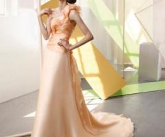 Vestito da sposa color pesca - Fio' Spose