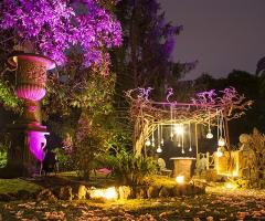 Allestimento gazebo per la torta nuziale - WishVersilia