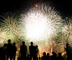 Per finire alla grande, fuochi d'artificio e giochi pirotecnici.
