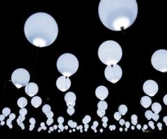 Il magico mondo dei palloncini - Il lancio dei palloncini LED