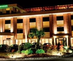 La facciata del Grand Hotel