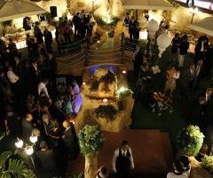 Il suggestivo giardino di Villa Nosa