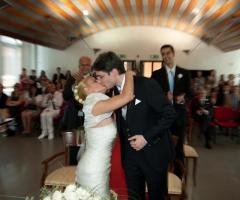 Il bacio degli Sposi dopo il si