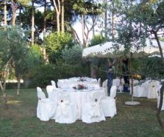 Tavoli del banchetto nuziale