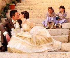 Fotografi di Matrimoni - Il bacio degli sposi