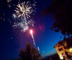Fuochi d'artificio per le nozze