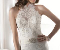 Katia Atelier - Abito da sposa con corpetto ricamato