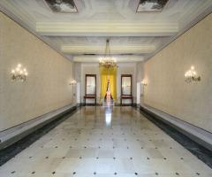 Il salone a piano terra - La Quiete di Mezzana