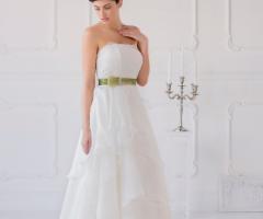 Organza di seta e tulle ricamato - Centrospose M&G