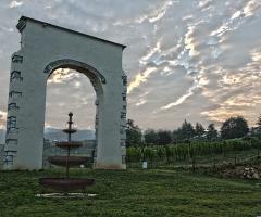 L'alba dalla piscina