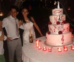 Wedding cake note musicali