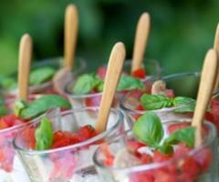 Bicchierini per il menu