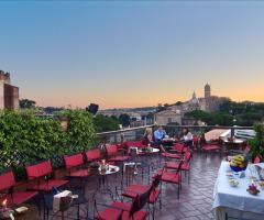 Ricevimento di matrimonio in terrazza