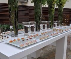 Buffet per il ricevimento di matrimonio